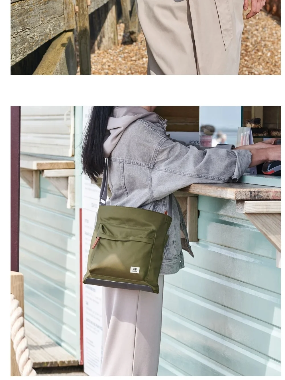 ORI London Kennington Crossbody Bag (Color: Airforce)